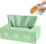 Microfiber Cleaning Cloth Pack Of 20 | Tissue Box Packing Microfiber Cleaning Towel Multi-Purpose Cloths for Kitchen, Car, Home & Professional Cleaning Use | Random Color - Image 3