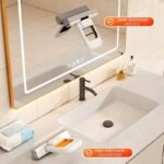 Mini Foldable Desktop Mop – Portable Mini Cleaning Sponge Mop bathroom tiles, and small spaces - Image 2